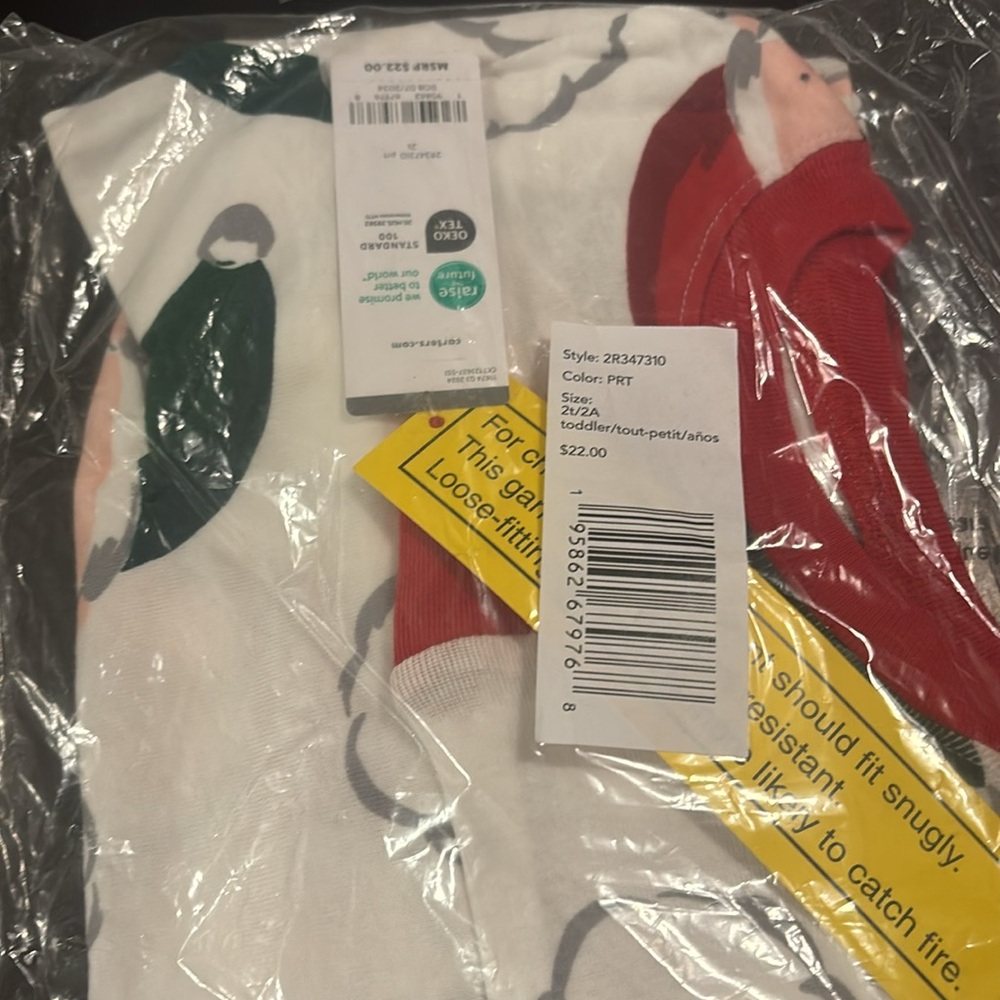 Carter’s Santa PJs - Picture 2 of 3